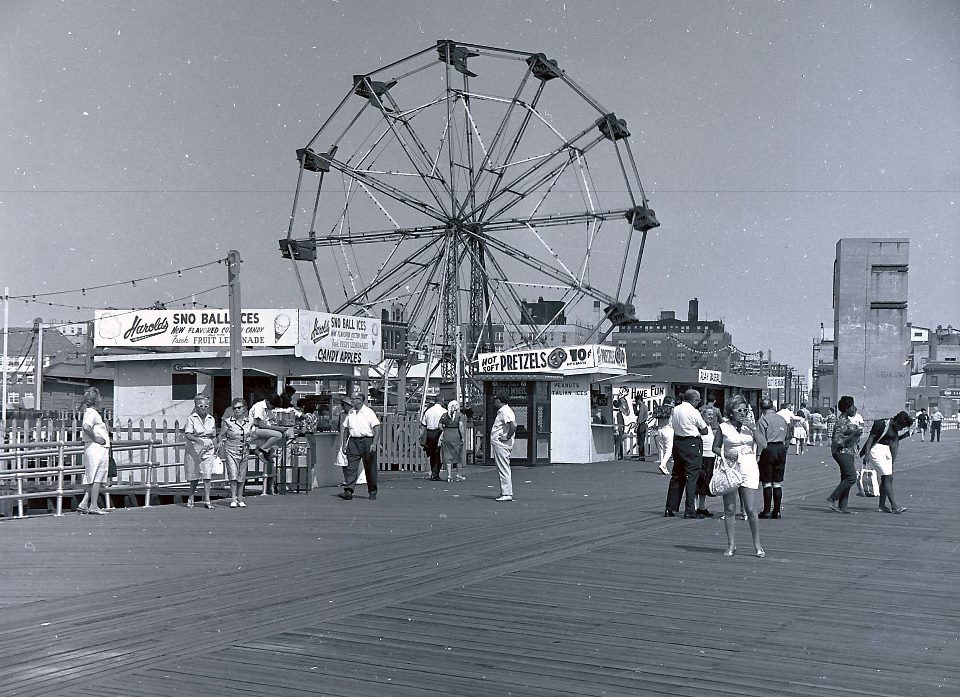 The Ferris Wheel and WWII Spotting Tower