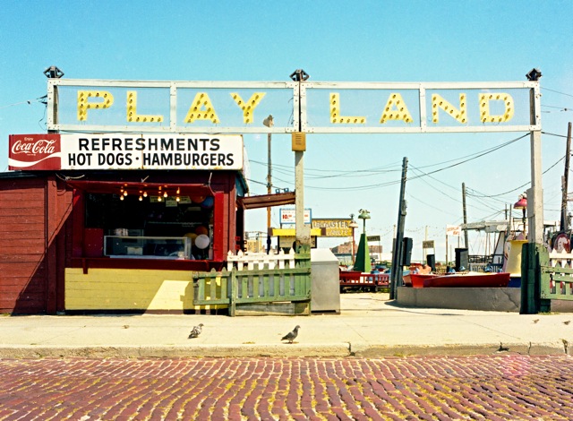 Playland's entrance fro Edwards Blvd.