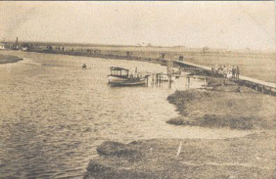 Walking bridge or Ferry dock ??