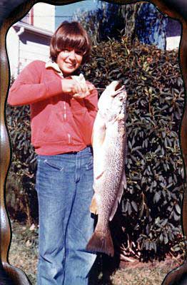 Jennifer C and her weakfish !