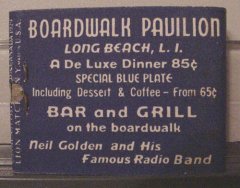 Matchbook cover